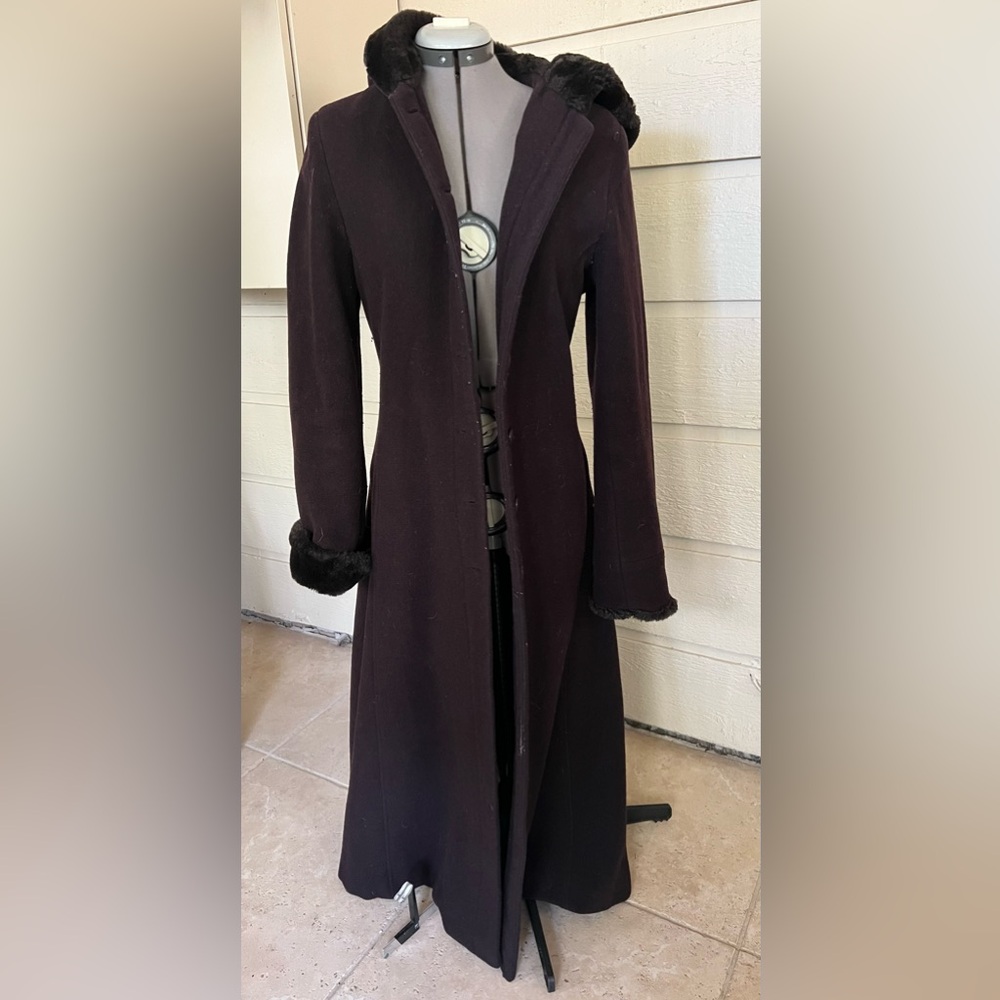 Donny Brooks Women's Long Brown princess Coat